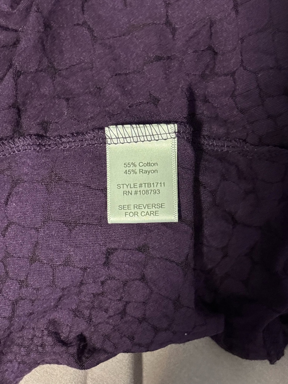 DNA couture Deep Purple Racerback Tank - Picture 4 of 4